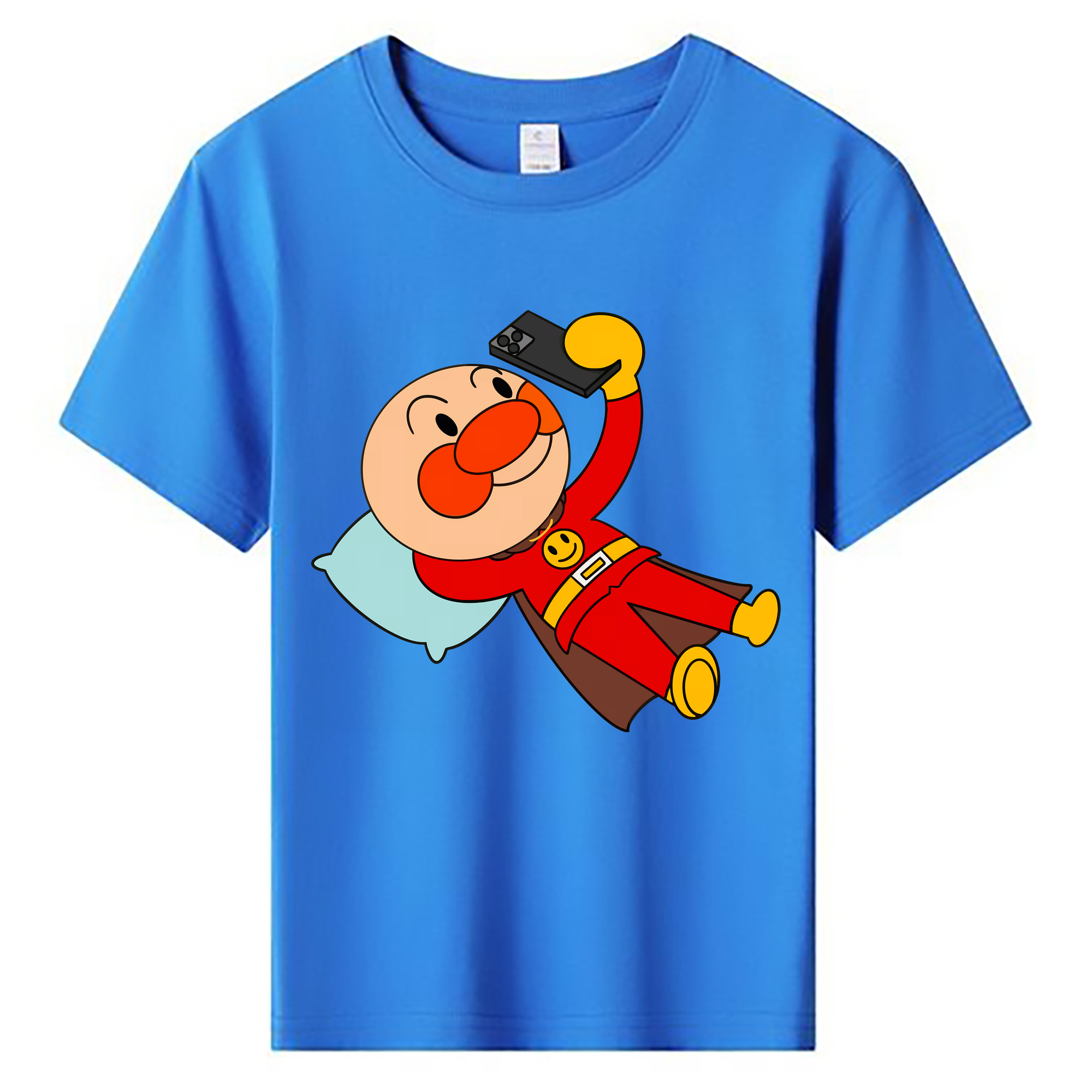 （画像用） アンパンマン Anpanman 綿100％キッズTシャツ（フロントプリント）